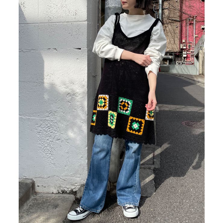 クロシェニットキャミ ワンピ 品番 Wg Wego Women ウィゴー のレディースファッション通販 Shoplist ショップリスト