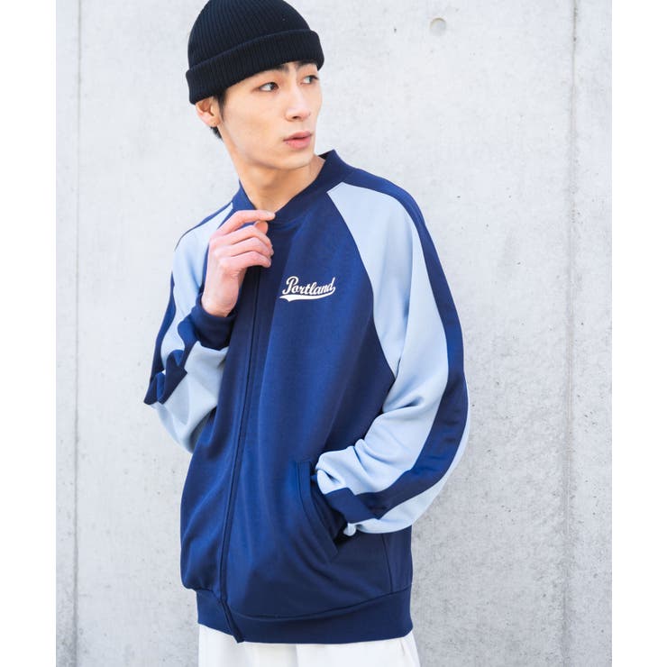 common gull products 休日のトラックジャケット ネイビー common gull products.（コモンガルプロダクツ）の「休日の