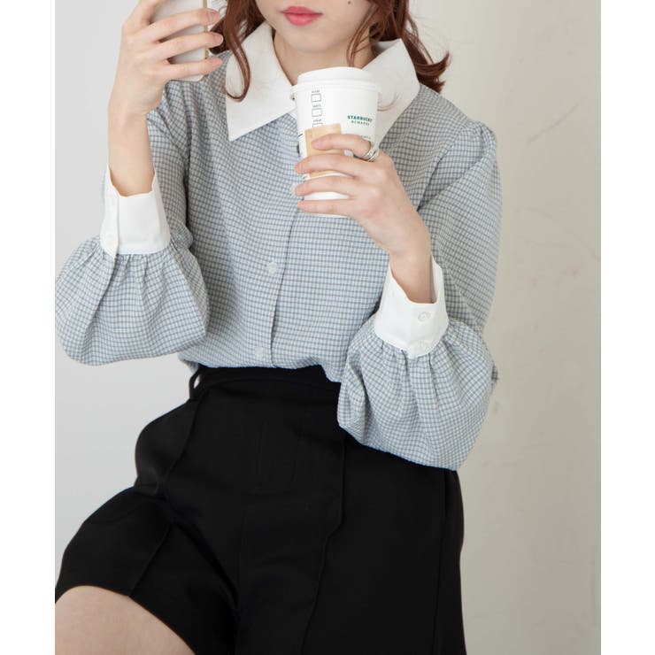 ビックカラーボリュームブラウス[品番：WG010082963]｜WEGO【WOMEN】（ウィゴー）のレディースファッション通販｜SHOPLIST（ショップリスト）