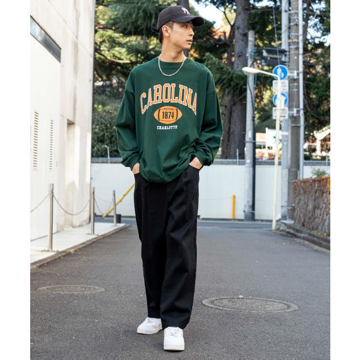 【2点セット】アクセ付きカレッジロンT メンズ ユニセックス | WEGO【MEN】 | 詳細画像3 