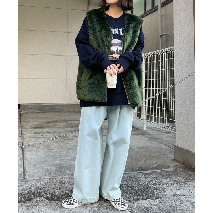 フェイクファーBIGベスト 韓国  韓国ファッション[品番：WG010083326]｜WEGO【WOMEN】（ウィゴー）のレディースファッション通販｜SHOPLIST（ショップリスト）