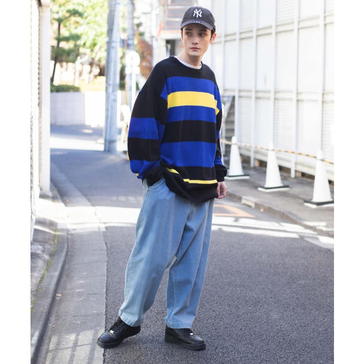 クレイジーボーダーbigプルオーバー 韓国 韓国ファッション ストリート系 品番 Wg Wego Men ウィゴー のメンズ ファッション通販 Shoplist ショップリスト