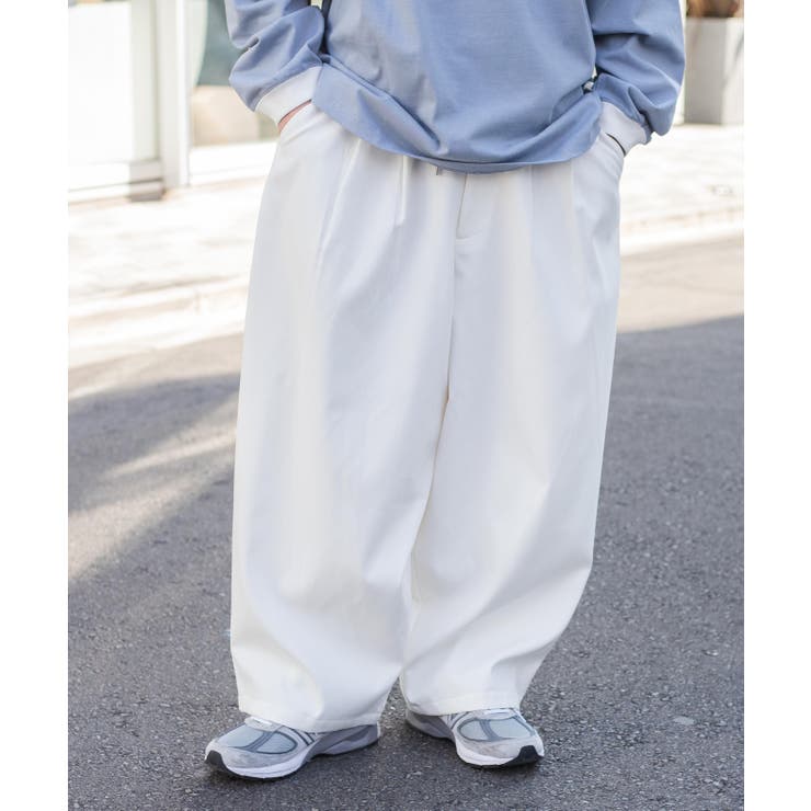 TR裏起毛2タックボリュームスラックス 韓国 韓国ファッション  ストリート系[品番：WG010083323]｜WEGO【MEN】（ウィゴー）のメンズファッション通販｜SHOPLIST（ショップリスト）