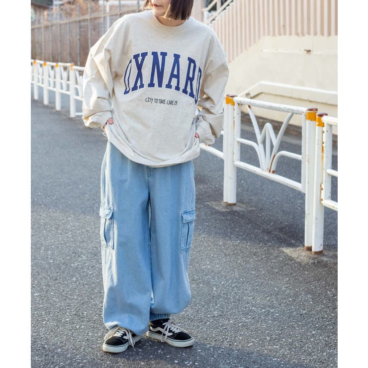 ハイウエストデニムカーゴポケットパンツ[品番：WG010083765]｜WEGO