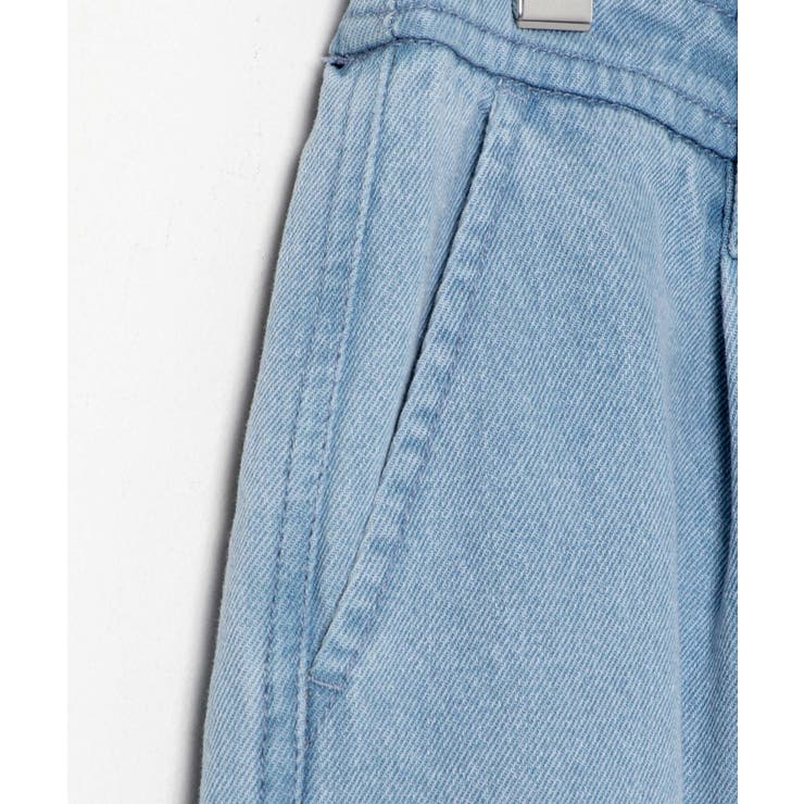 ハイウエストデニムカーゴポケットパンツ[品番：WG010083765]｜WEGO