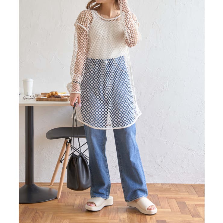 メッシュBIGロンT レディース  春[品番：WG010083439]｜WEGO【WOMEN】（ウィゴー）のレディースファッション通販｜SHOPLIST（ショップリスト）