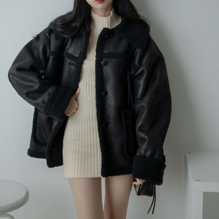 ボア切り替えランチコート レディース  秋[品番：WG010085259]｜WEGO【WOMEN】（ウィゴー）のレディースファッション通販｜SHOPLIST（ショップリスト）