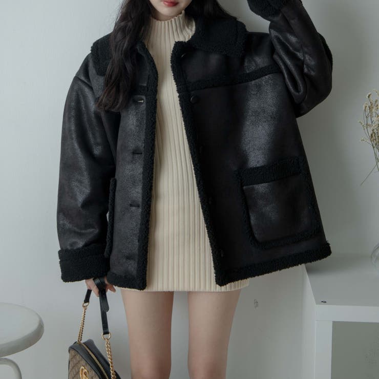 ボア切り替えランチコート レディース  秋[品番：WG010085259]｜WEGO【WOMEN】（ウィゴー）のレディースファッション通販｜SHOPLIST（ショップリスト）