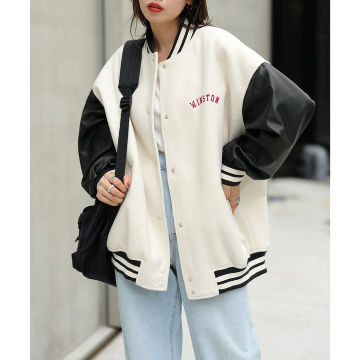 ワッペンスタジャン 韓国 韓国ファッション 秋 冬 秋冬 秋服 冬