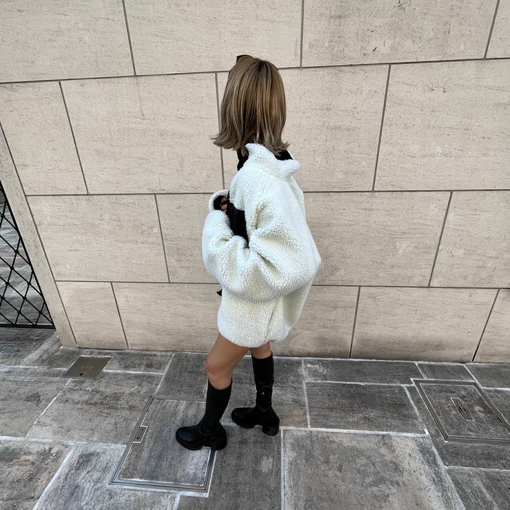 リバーシブル ボアブルゾン 韓国 | WEGO【WOMEN】 | 詳細画像11 