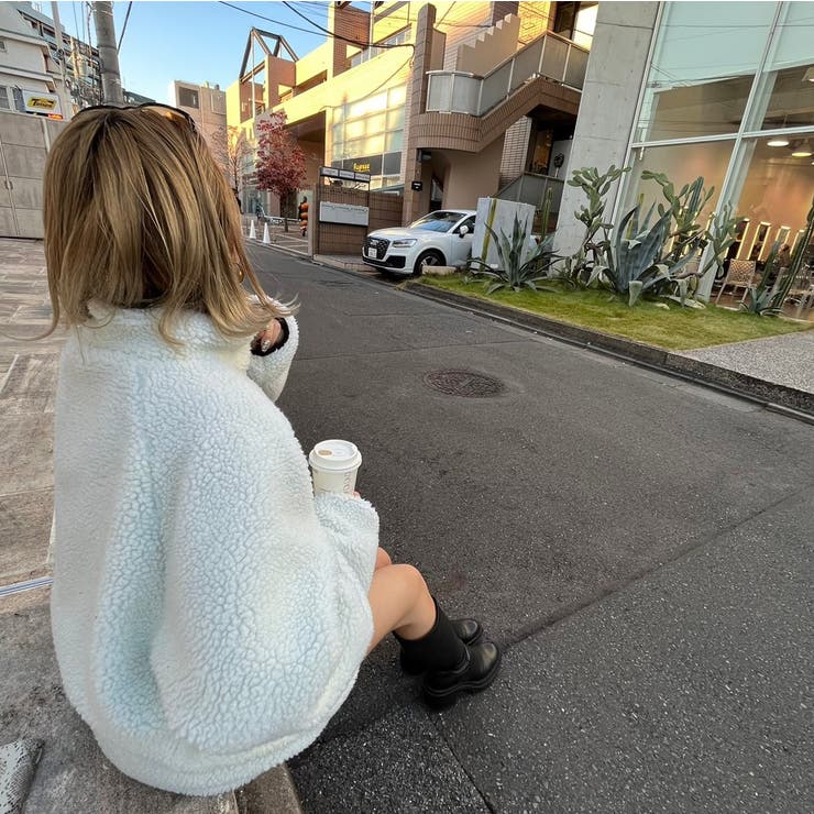 リバーシブル ボアブルゾン 韓国 | WEGO【WOMEN】 | 詳細画像12 