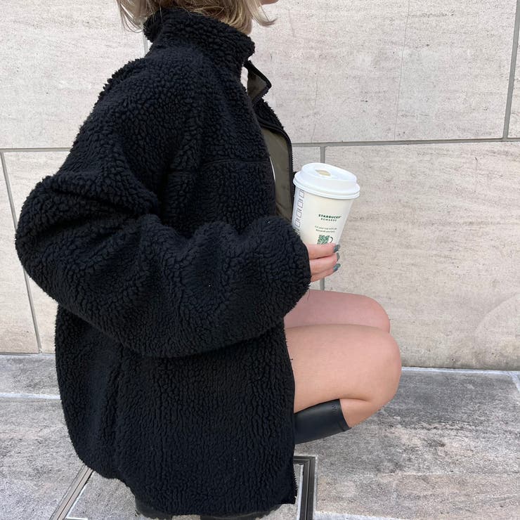 リバーシブル ボアブルゾン 韓国[品番：WG010085346]｜WEGO【WOMEN