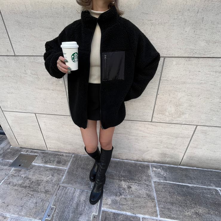 リバーシブル ボアブルゾン 韓国 | WEGO【WOMEN】 | 詳細画像18 