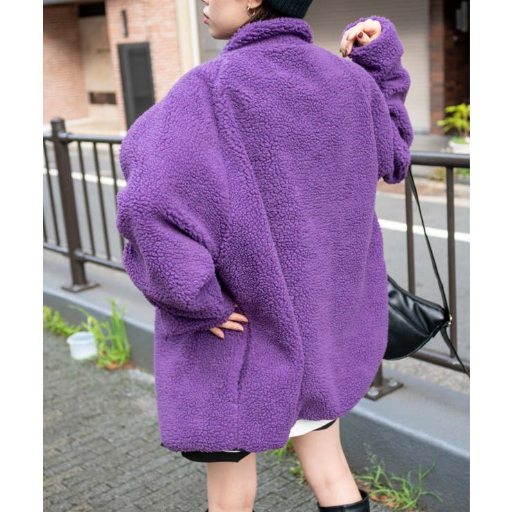 リバーシブル ボアブルゾン 韓国[品番：WG010085346]｜WEGO【WOMEN