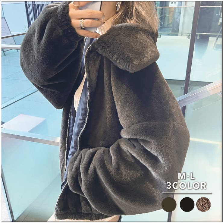 韓国ファッション ファージャケット ファーコート ファーブルゾン