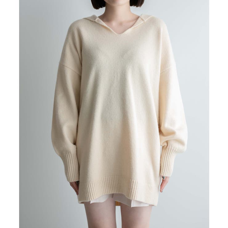 セーラーカラーニットワンピース 秋 冬[品番：WG010085639