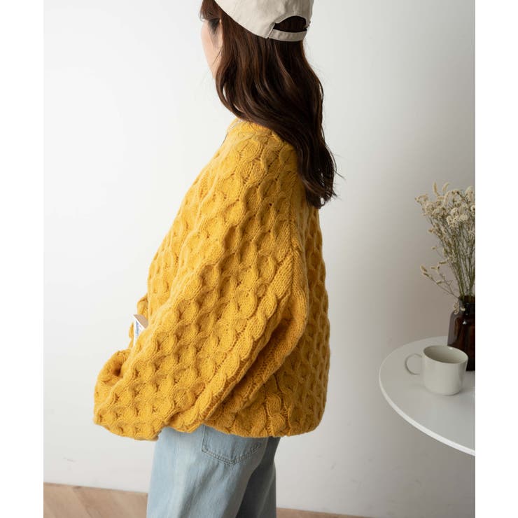 ケーブルドルマンBIGセーター レディース 秋 | WEGO【WOMEN】 | 詳細画像20 