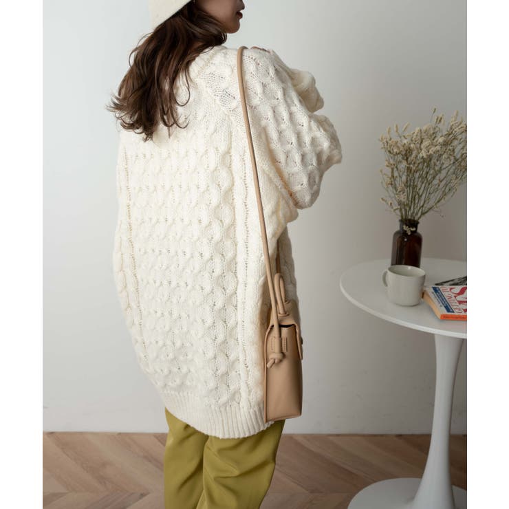 ケーブルドルマンBIGセーター レディース 秋 | WEGO【WOMEN】 | 詳細画像29 