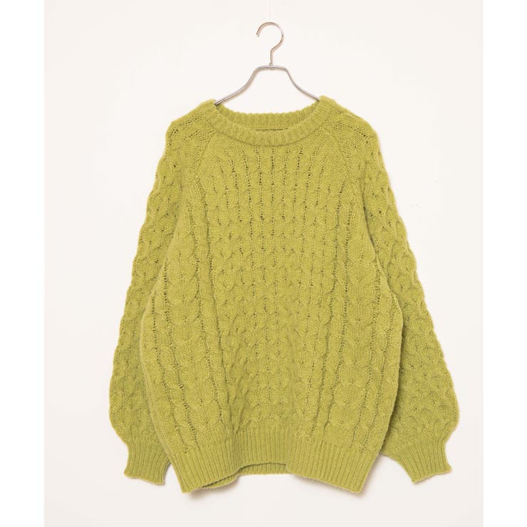 ケーブルドルマンBIGセーター レディース 秋 | WEGO【WOMEN】 | 詳細画像36 