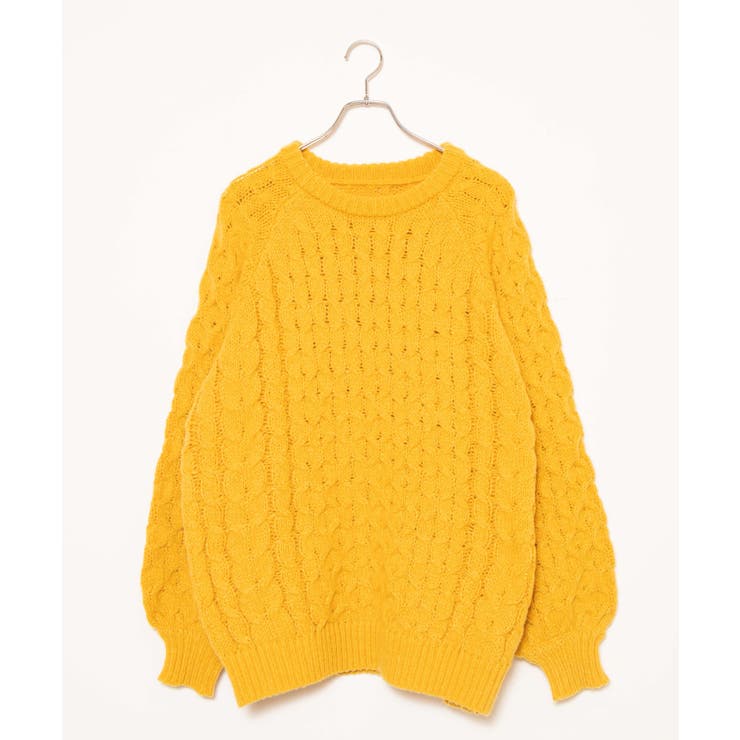 ケーブルドルマンBIGセーター レディース 秋 | WEGO【WOMEN】 | 詳細画像37 