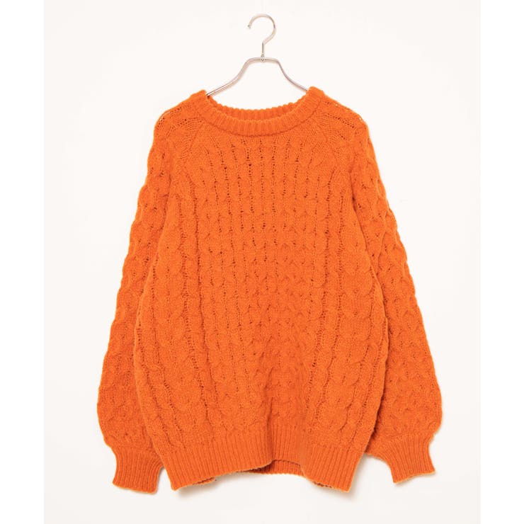 ケーブルドルマンBIGセーター レディース 秋 | WEGO【WOMEN】 | 詳細画像38 