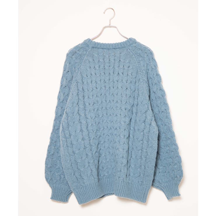 ケーブルドルマンBIGセーター レディース 秋 | WEGO【WOMEN】 | 詳細画像40 