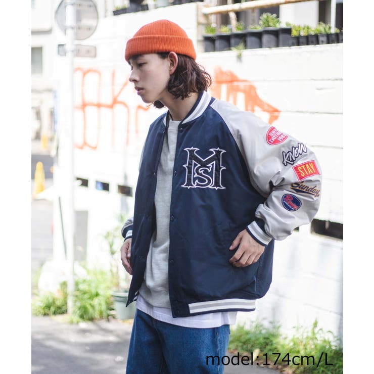 リバーシブル ワッペンスタジャン メンズ 品番 Wg Wego Men ウィゴー のメンズファッション通販 Shoplist ショップリスト