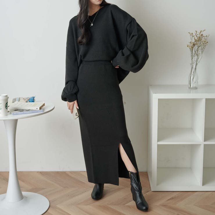 2WAYニットセットアップ 秋 冬[品番：WG010086001]｜WEGO【WOMEN