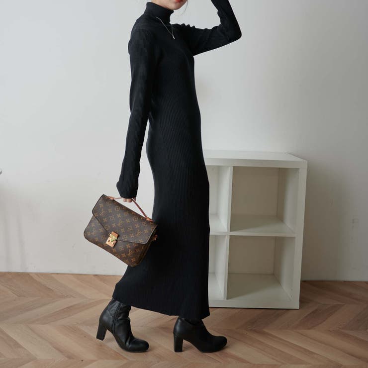 【WEB限定】ディープスリットタイトリブニットワンピース 秋 冬 | WEGO【WOMEN】 | 詳細画像21 