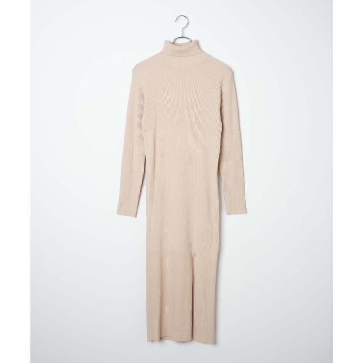 【WEB限定】ディープスリットタイトリブニットワンピース 秋 冬 | WEGO【WOMEN】 | 詳細画像29 