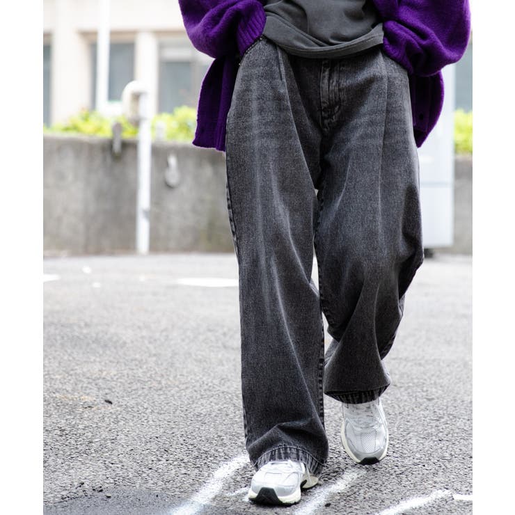 スケーターズ タックワイドデニムパンツ メンズ | WEGO【MEN】 | 詳細画像18 