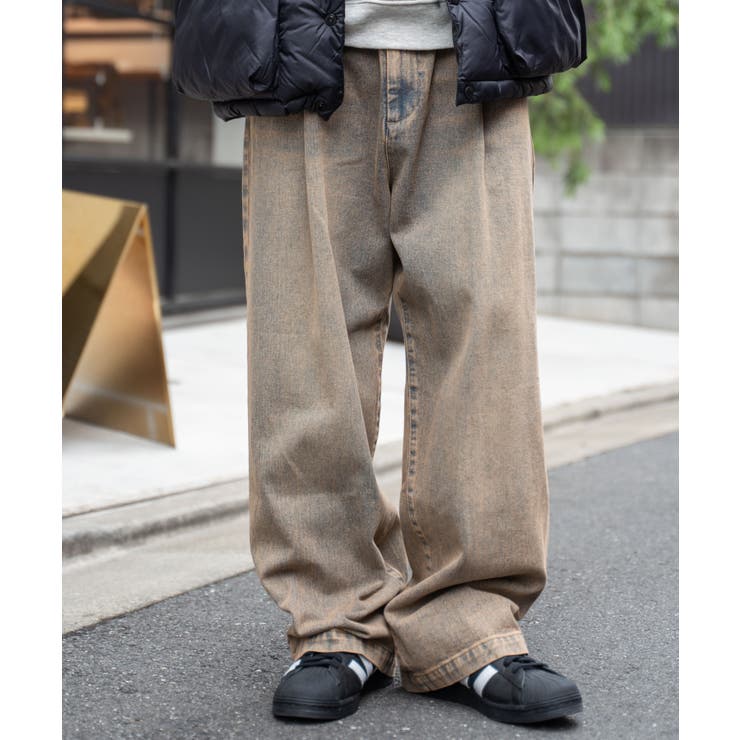 スケーターズ タックワイドデニムパンツ メンズ | WEGO【MEN】 | 詳細画像32 