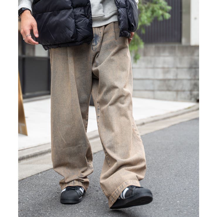 スケーターズ タックワイドデニムパンツ メンズ | WEGO【MEN】 | 詳細画像34 