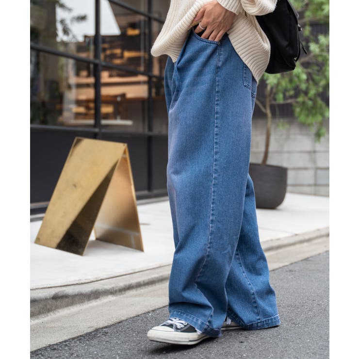 スケーターズ タックワイドデニムパンツ メンズ | WEGO【MEN】 | 詳細画像49 