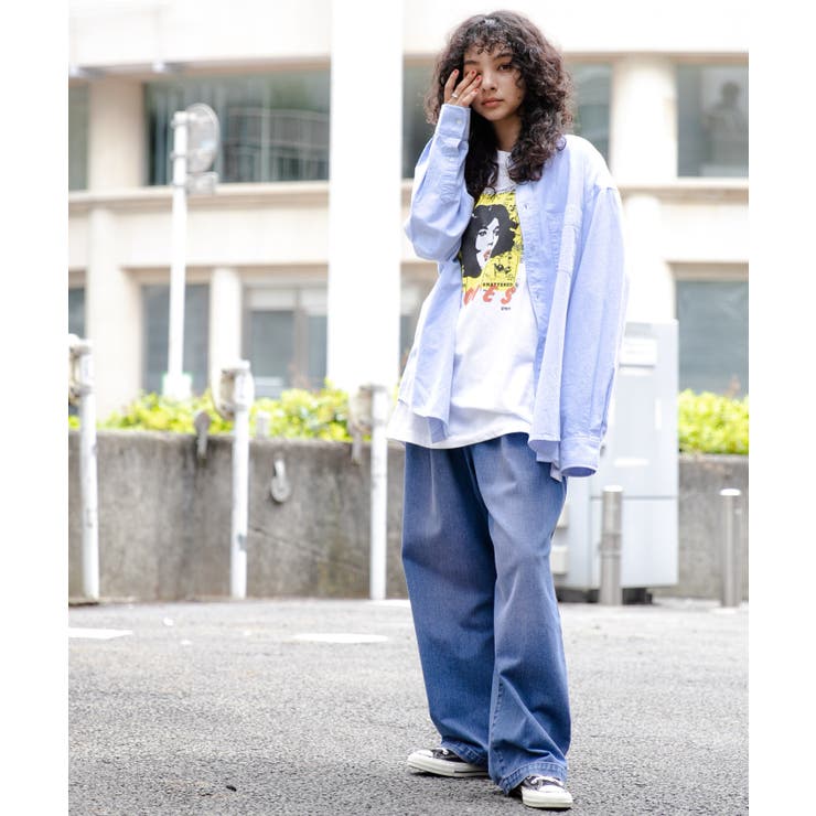 スケーターズ タックワイドデニムパンツ メンズ | WEGO【MEN】 | 詳細画像54 