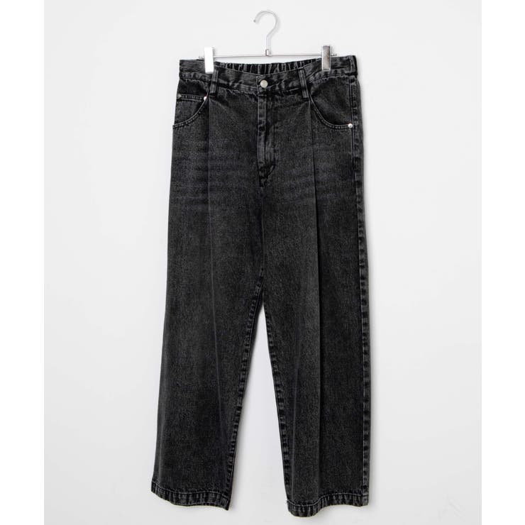 90s〜00s Plugg デニムパンツ　スケーター スケーターズ タックワイドデニムパンツ メンズ[品番