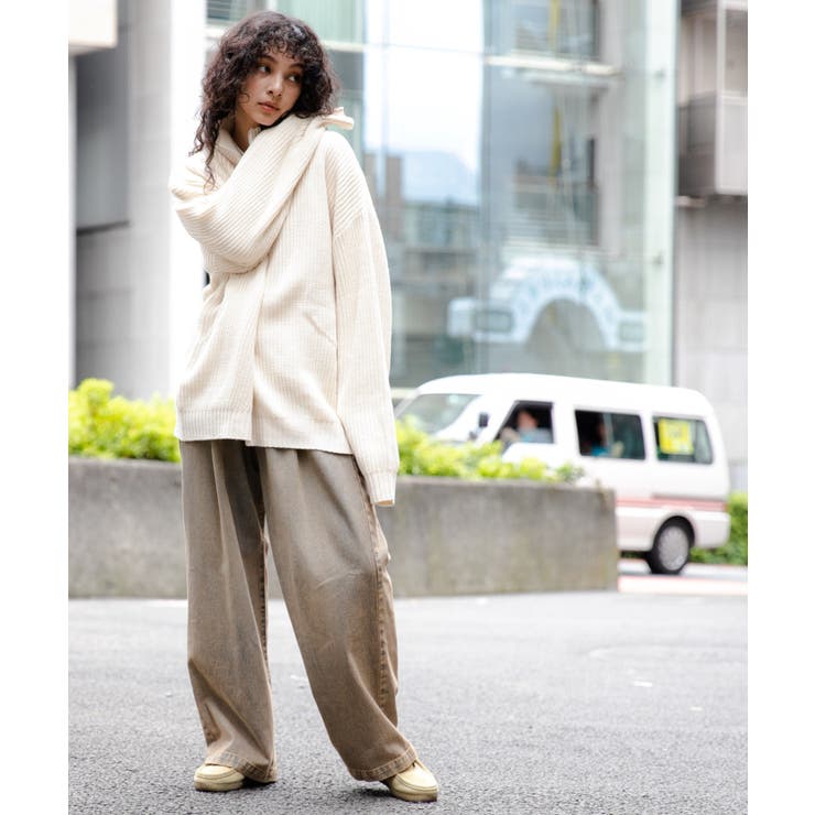 スケーターズ タックワイドデニムパンツ メンズ | WEGO【MEN】 | 詳細画像7 