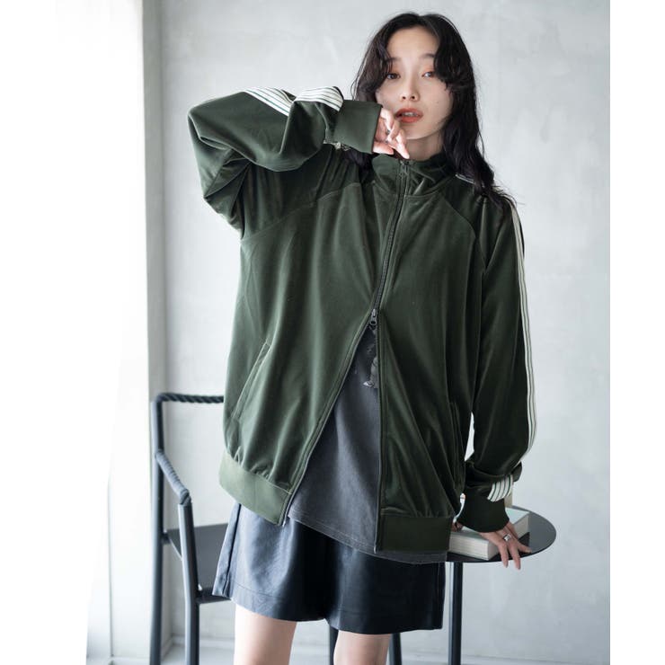 ベロアトラックジャケット レディース  秋[品番：WG010088677]｜WEGO【WOMEN】（ウィゴー）のレディースファッション通販｜SHOPLIST（ショップリスト）