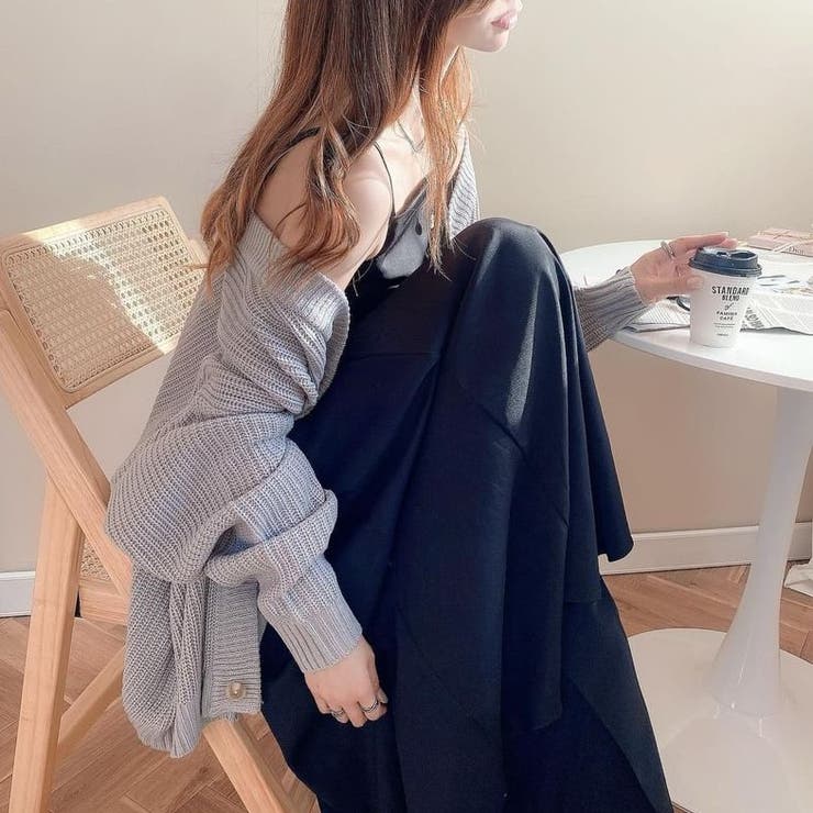 ルーズフィットカーディガン レディース 秋[品番：WG010088130]｜WEGO