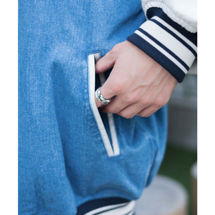 ヴィンテージスタジャン レディース 秋 | WEGO【WOMEN】 | 詳細画像15 
