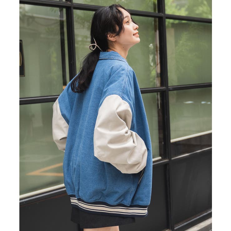 ヴィンテージスタジャン レディース 秋 | WEGO【WOMEN】 | 詳細画像35 