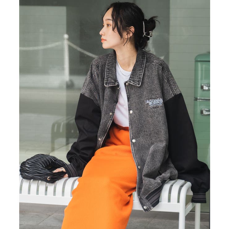 ヴィンテージスタジャン レディース 秋 | WEGO【WOMEN】 | 詳細画像9 