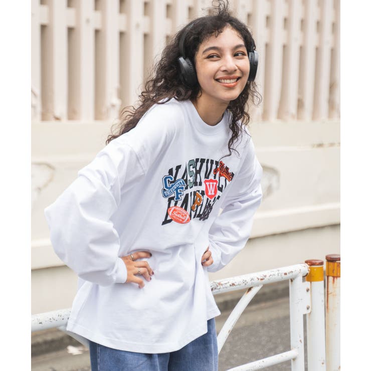 ヘビーウエイトワッペンロゴロンT レディース 秋 | WEGO【WOMEN】 | 詳細画像2 