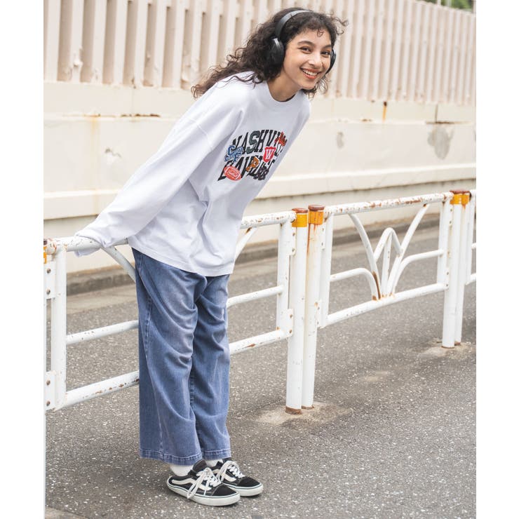 ヘビーウエイトワッペンロゴロンT レディース 秋 | WEGO【WOMEN】 | 詳細画像4 