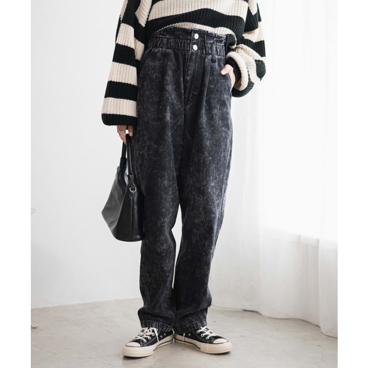 ウエストフリルデニムマムパンツ レディース 秋 | WEGO【WOMEN】 | 詳細画像10 