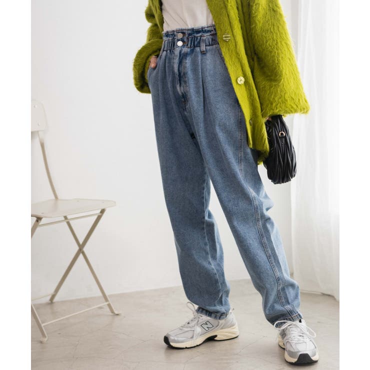 ウエストフリルデニムマムパンツ レディース 秋 | WEGO【WOMEN】 | 詳細画像14 