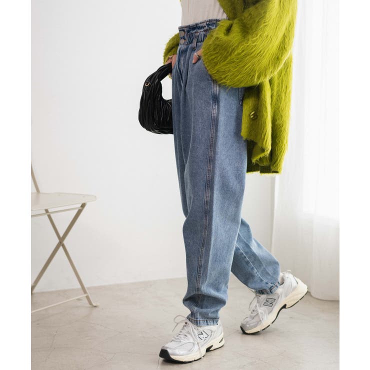 ウエストフリルデニムマムパンツ レディース 秋 | WEGO【WOMEN】 | 詳細画像15 