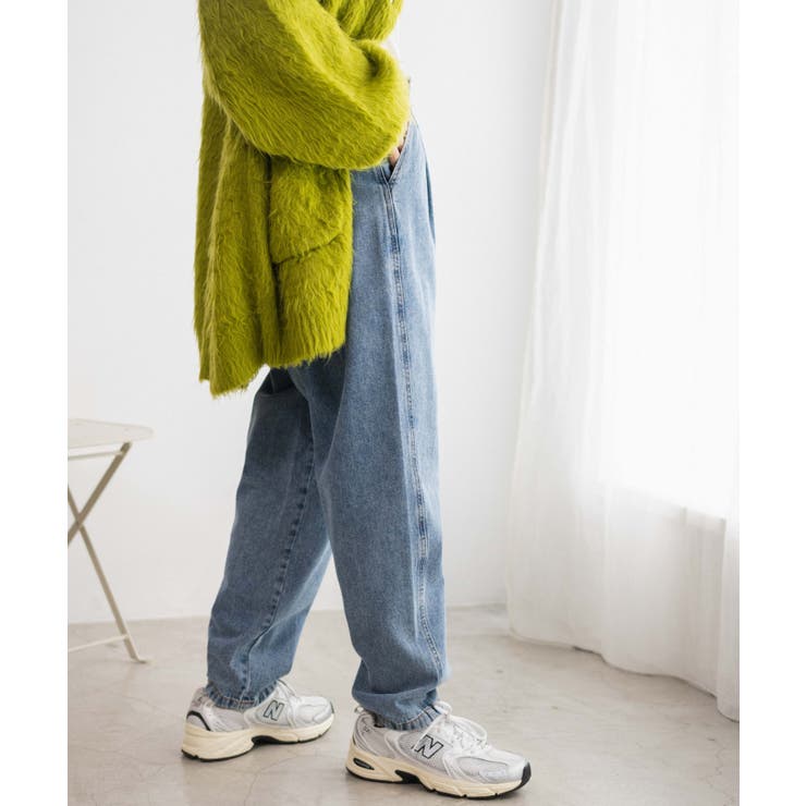 ウエストフリルデニムマムパンツ レディース 秋 | WEGO【WOMEN】 | 詳細画像16 