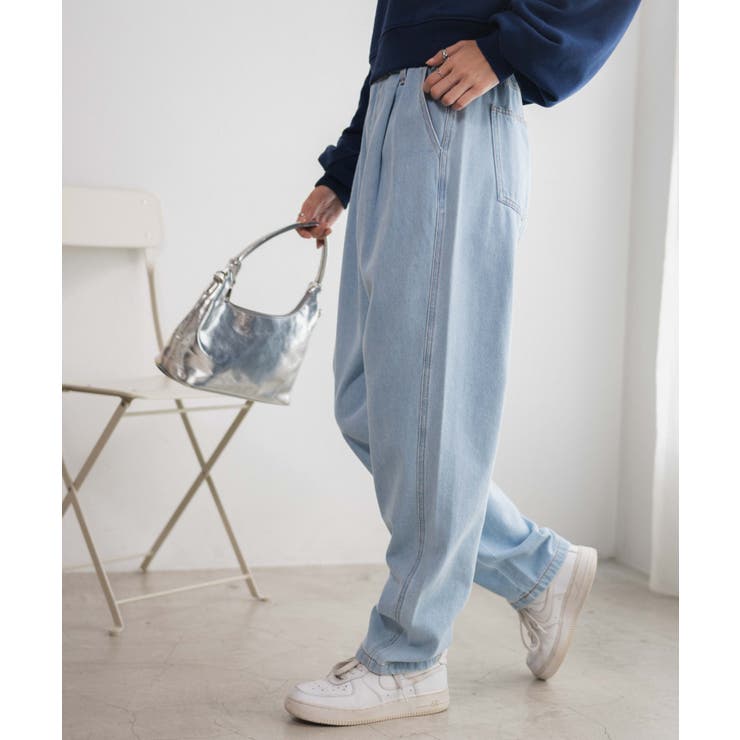 ウエストフリルデニムマムパンツ レディース 秋 | WEGO【WOMEN】 | 詳細画像19 