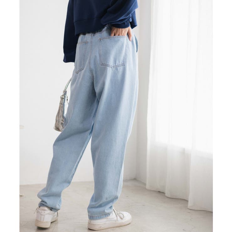 ウエストフリルデニムマムパンツ レディース 秋 | WEGO【WOMEN】 | 詳細画像20 